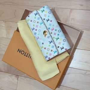 Authentic White Murakami International Wallet